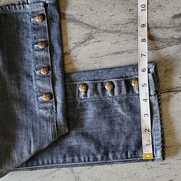 ANLO jeans with ankle button detail Dark Wash  size 29 - Picture 11 of 15